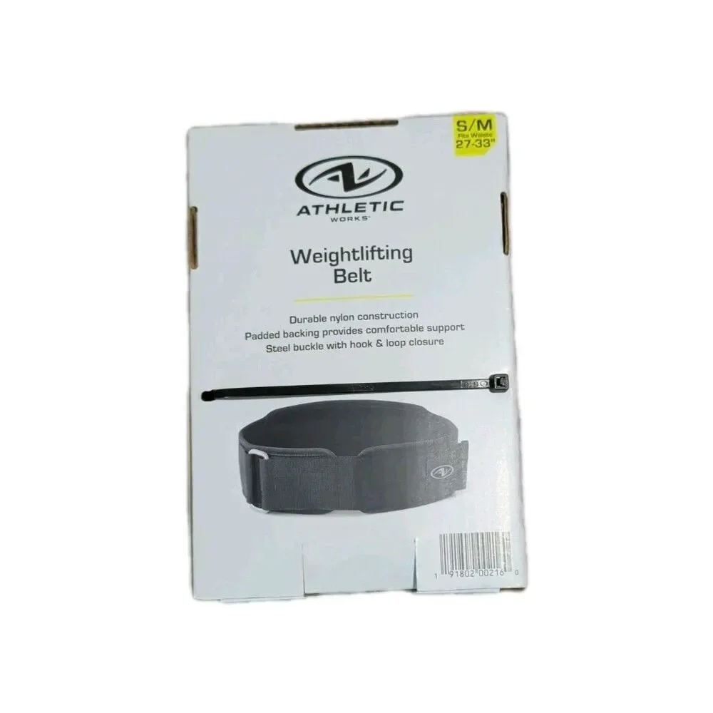 New Athletic Works Weightlifting Belt Size S/M (Waist27